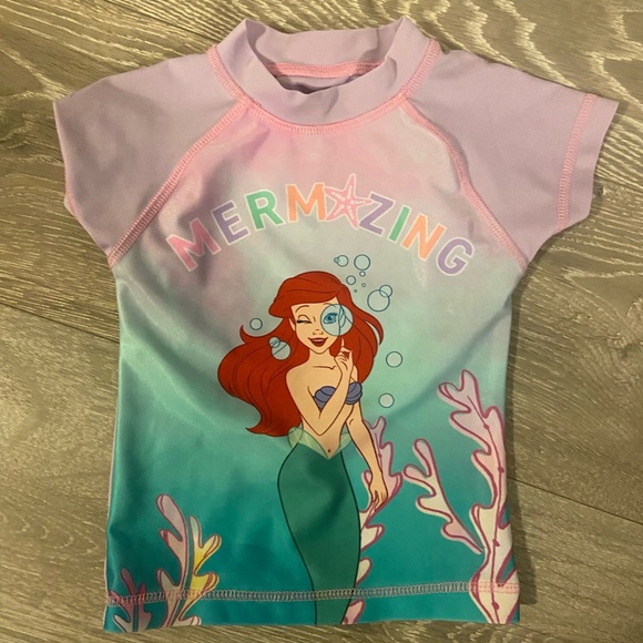 Disney The Little Mermaid rash guard shirt - Picture 1 of 3